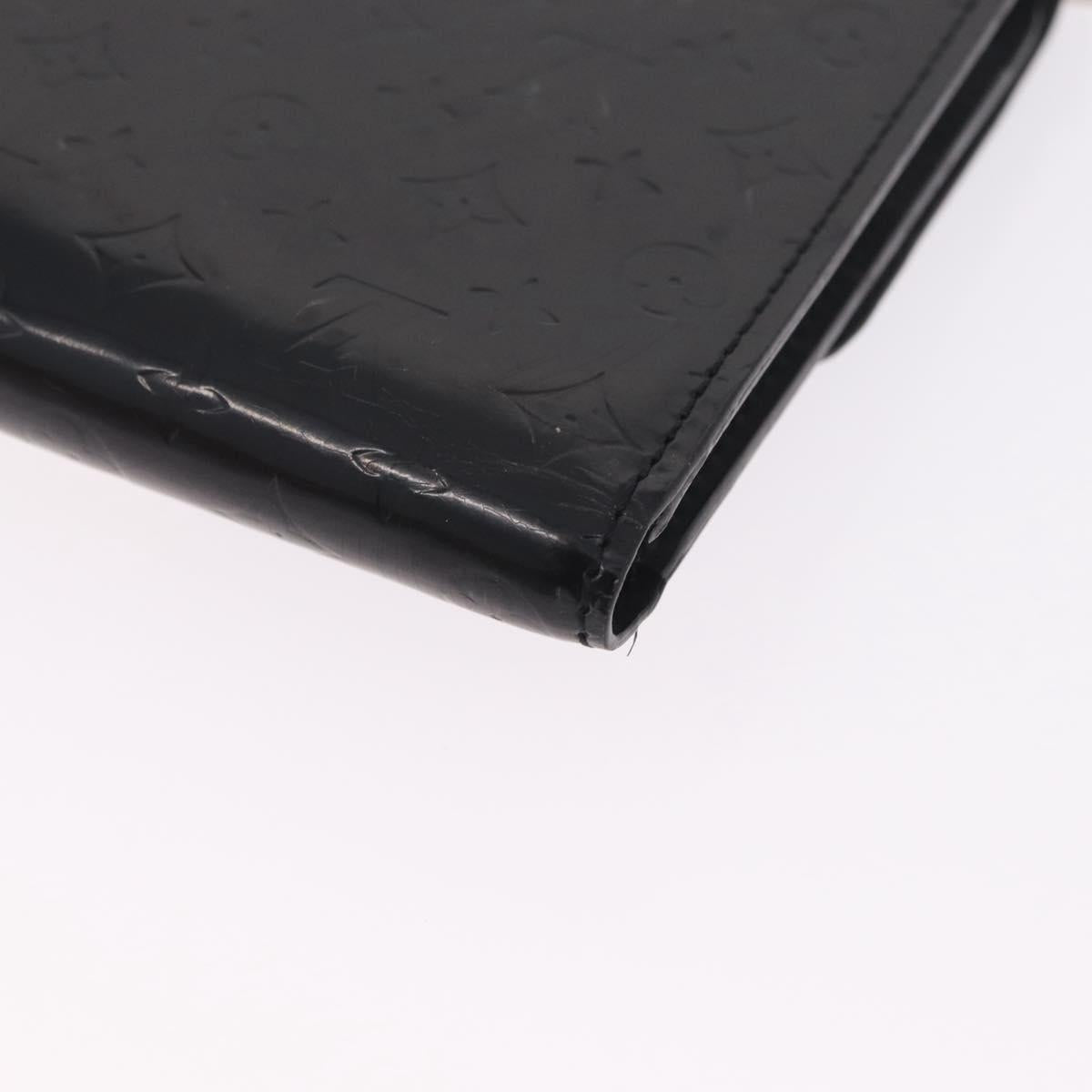 LOUIS VUITTON Monogram Lace Anushka PM Wallet Black M92232 LV Auth 214732