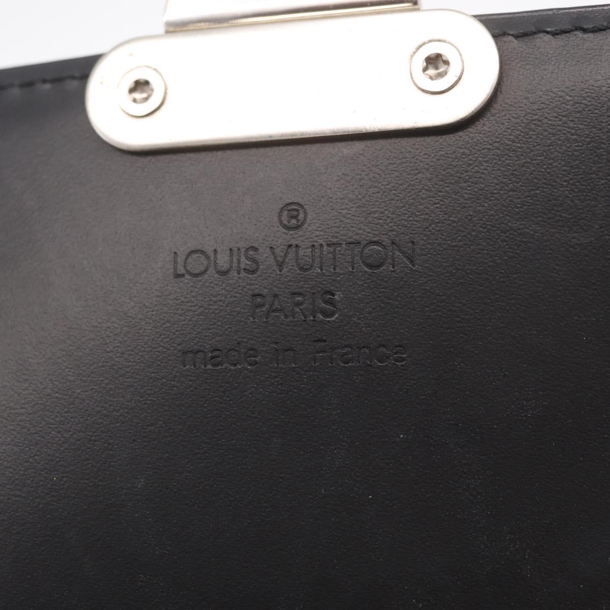 LOUIS VUITTON Monogram Lace Anushka PM Wallet Black M92232 LV Auth 214732