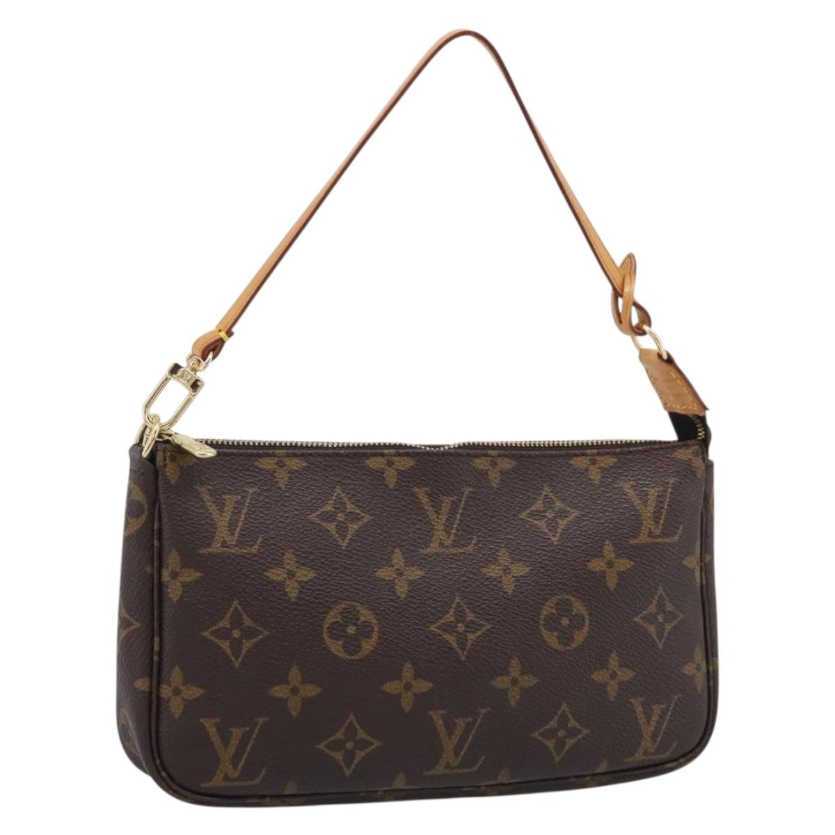 LOUIS VUITTON Monogram Pochette Accessoires Pouch M51980 LV Auth 214786V