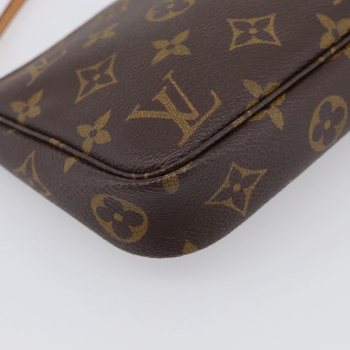 LOUIS VUITTON Monogram Pochette Accessoires Pouch M51980 LV Auth 214786V
