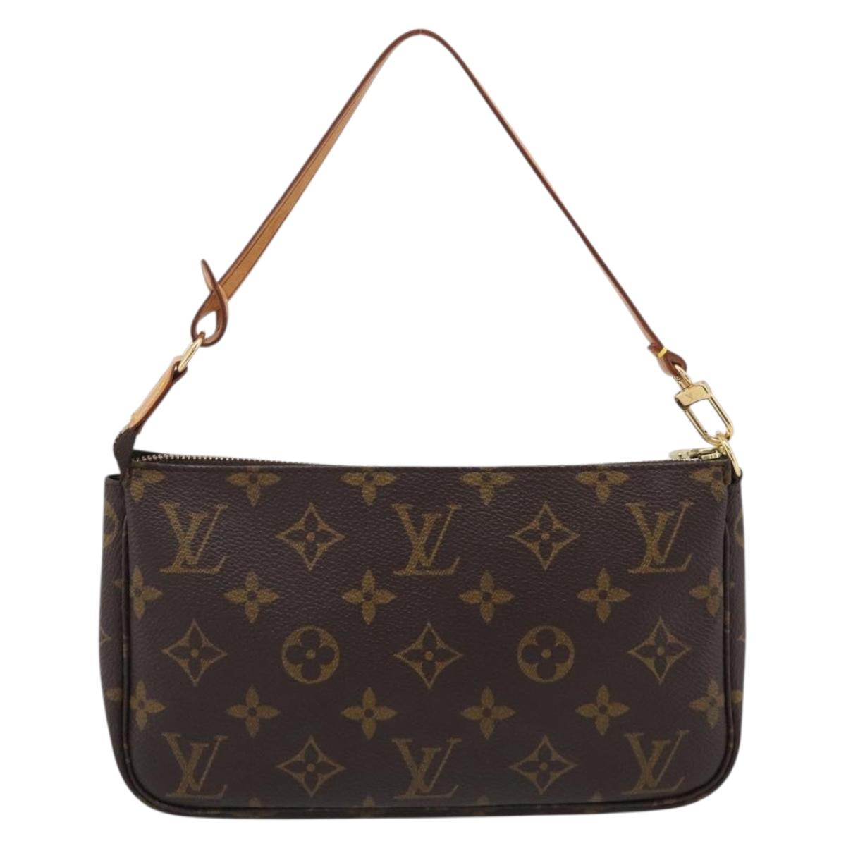 LOUIS VUITTON Monogram Pochette Accessoires Pouch M51980 LV Auth 214786V