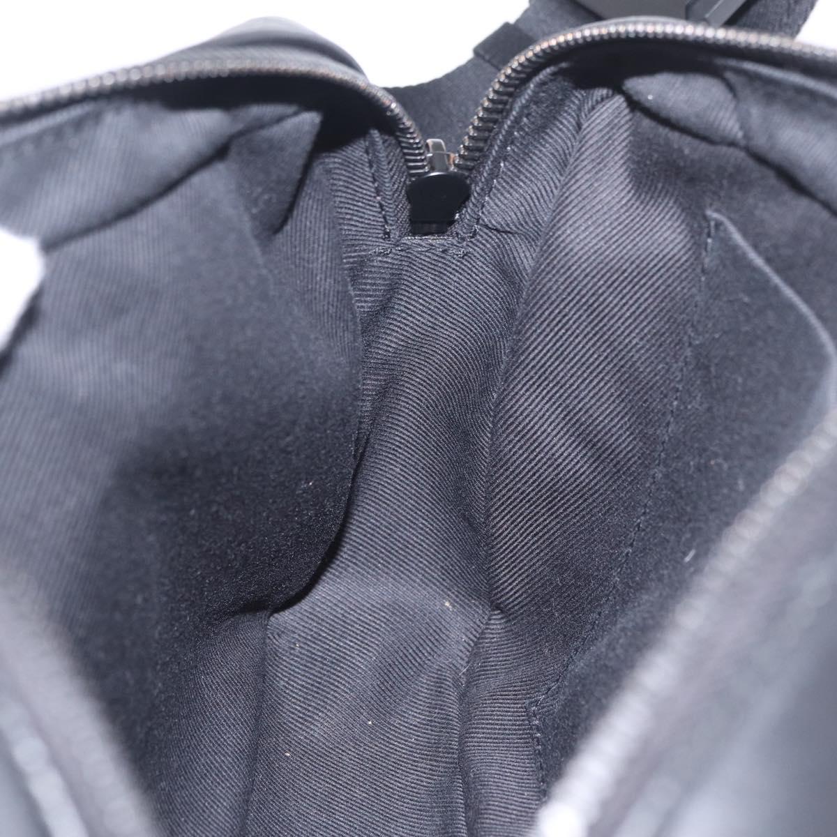 Bottega Veneta INTRECCIATO Body Bag Leather Black Auth 214800V