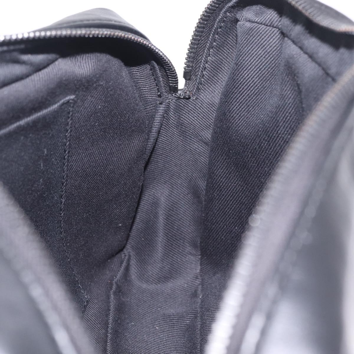 Bottega Veneta INTRECCIATO Body Bag Leather Black Auth 214800V