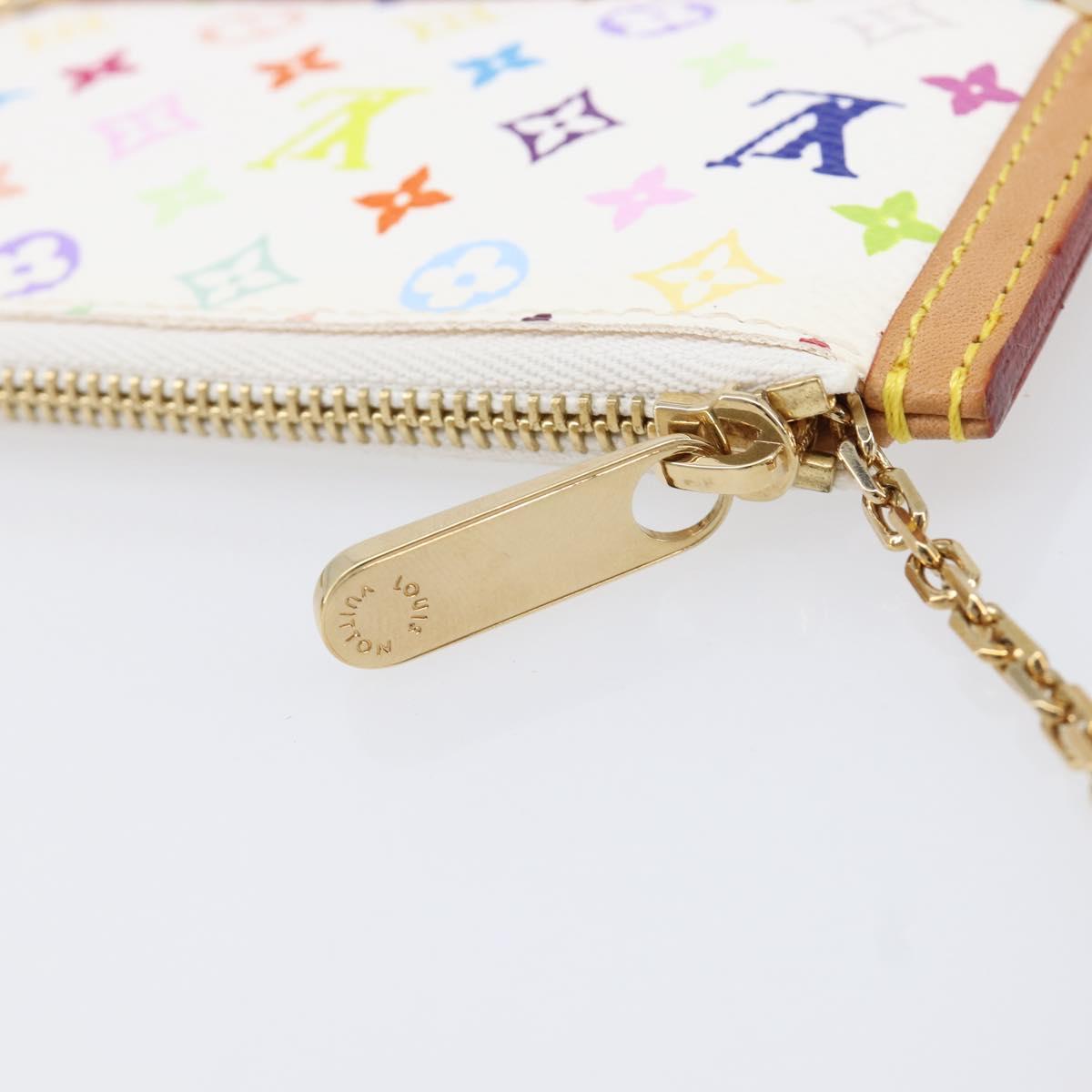 LOUIS VUITTON Monogram Multicolor Pochette Cles Coin Purse M92655 Auth 214803M