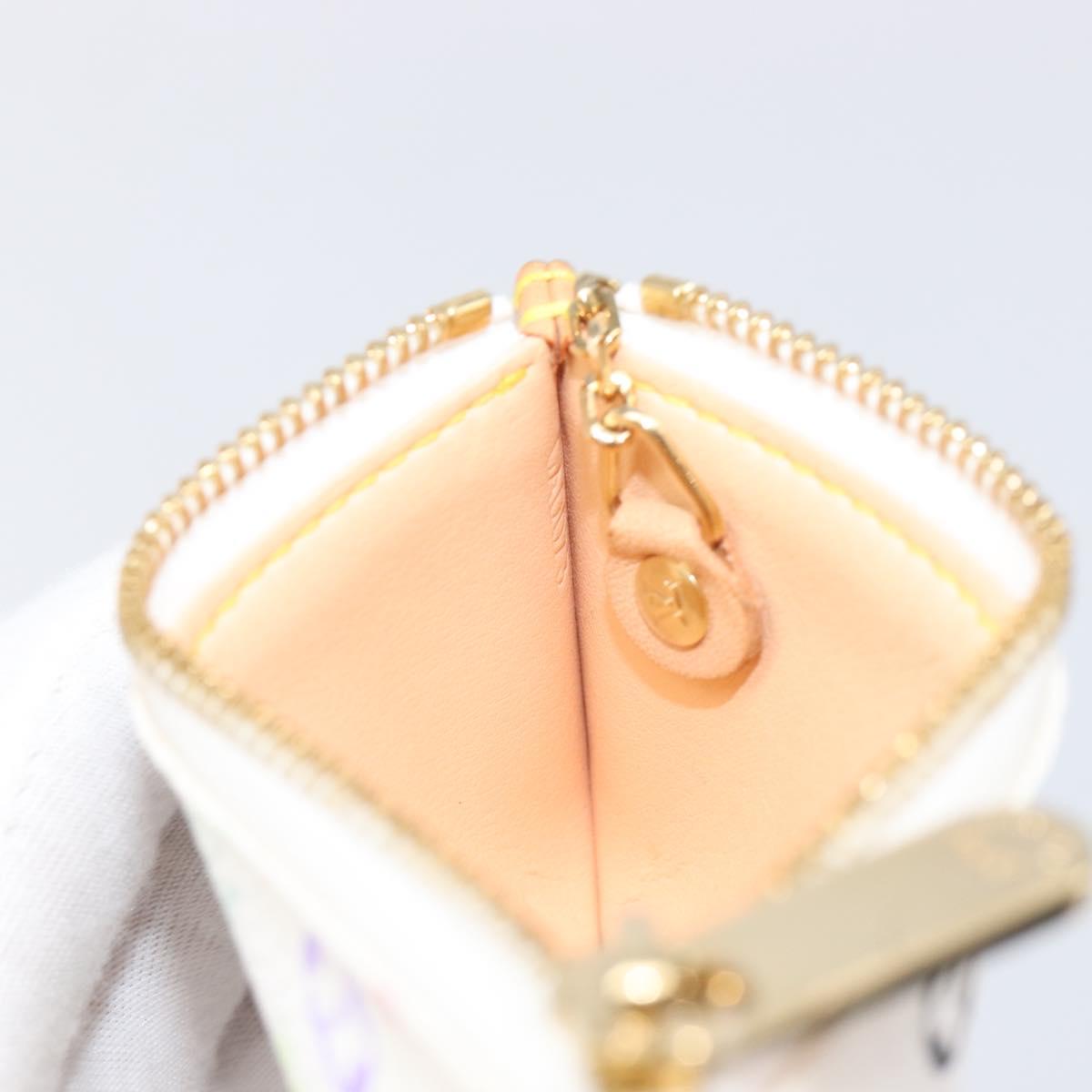 LOUIS VUITTON Monogram Multicolor Pochette Cles Coin Purse M92655 Auth 214803M