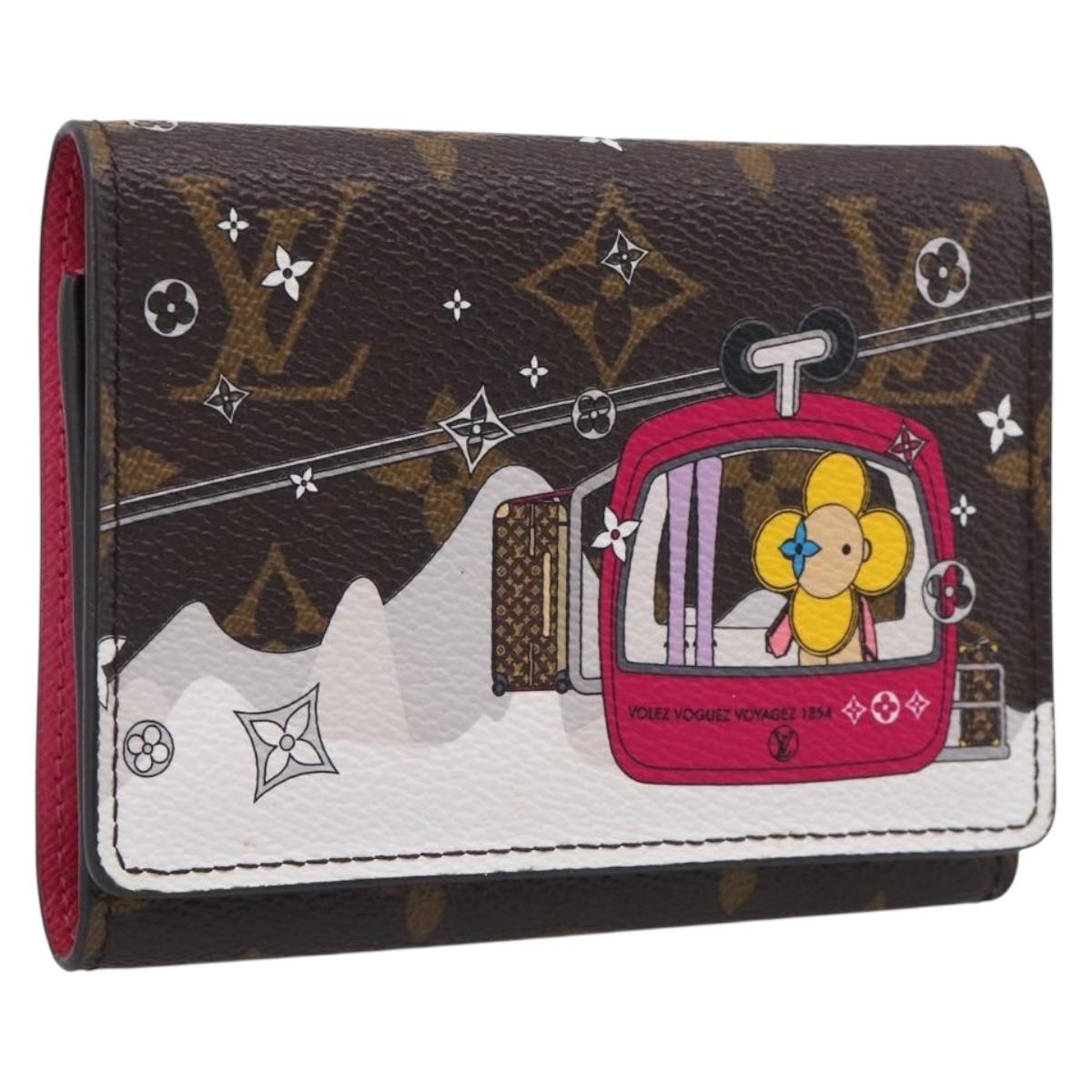 LOUIS VUITTON Monogram Vivienne Portefeuille Victorine M68492 LV Auth 214808SAM