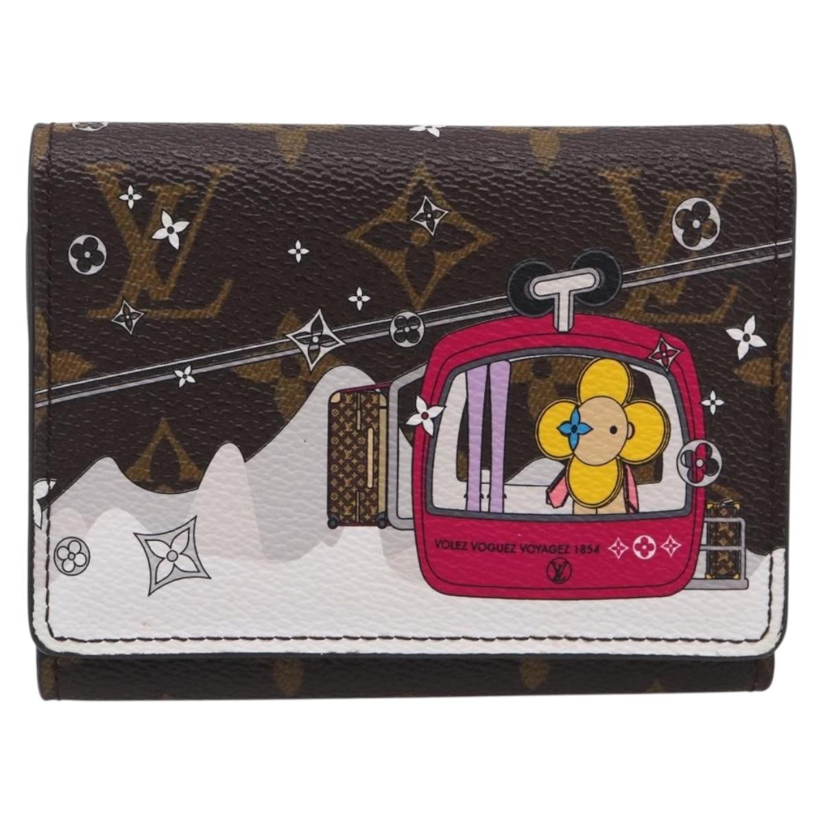 LOUIS VUITTON Monogram Vivienne Portefeuille Victorine M68492 LV Auth 214808SAM