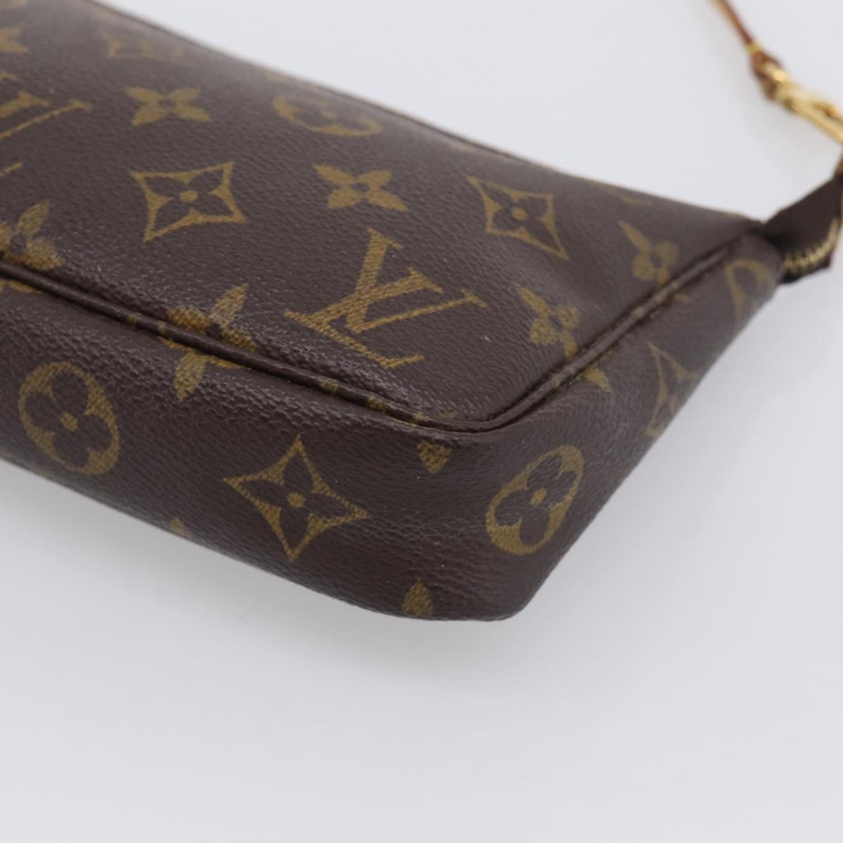 LOUIS VUITTON Monogram Pochette Accessoires Pouch M51980 LV Auth 214906A