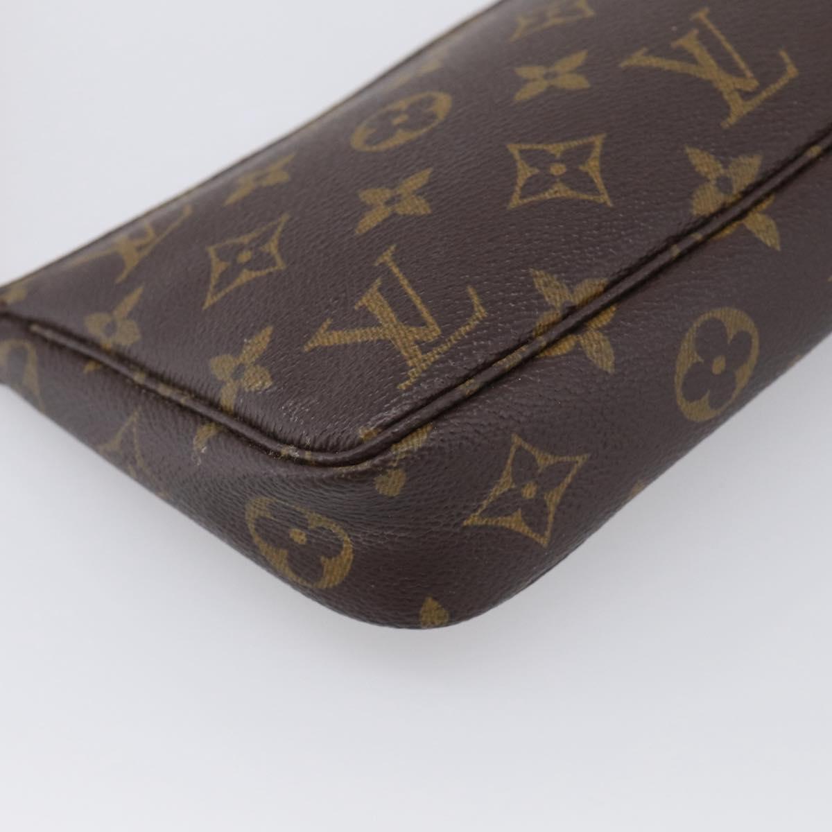 LOUIS VUITTON Monogram Pochette Accessoires Pouch M51980 LV Auth 214906A