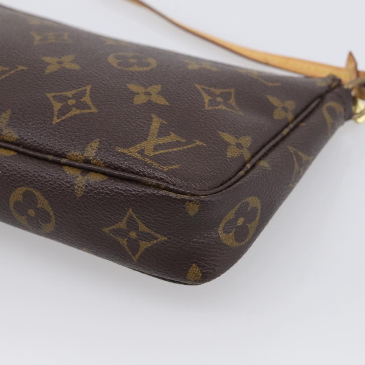 LOUIS VUITTON Monogram Pochette Accessoires Pouch M51980 LV Auth 214906A