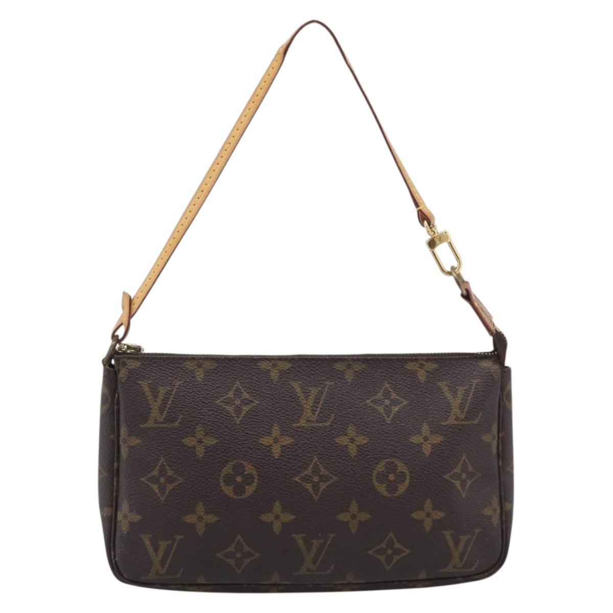 LOUIS VUITTON Monogram Pochette Accessoires Pouch M51980 LV Auth 214906A
