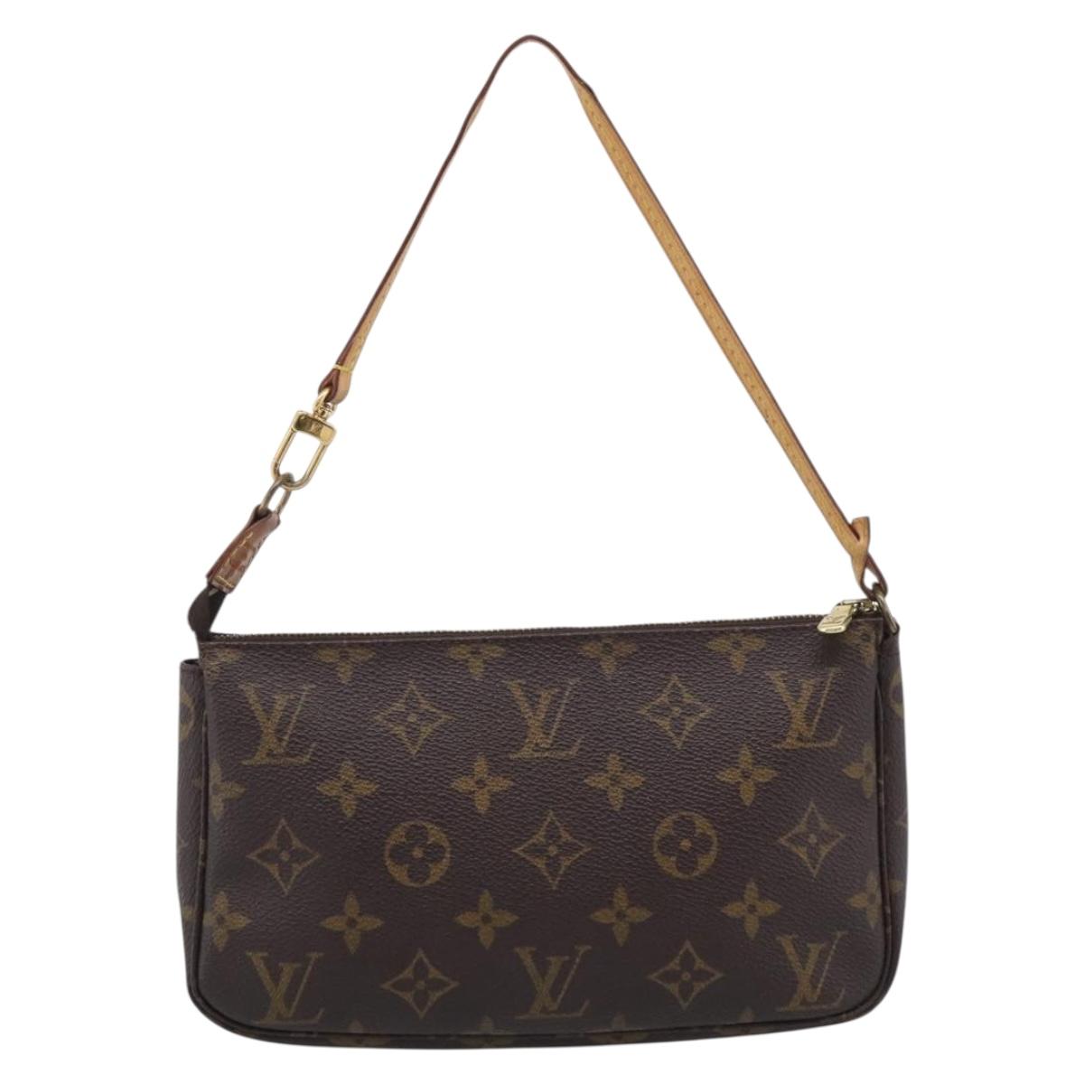 LOUIS VUITTON Monogram Pochette Accessoires Pouch M51980 LV Auth 214906A