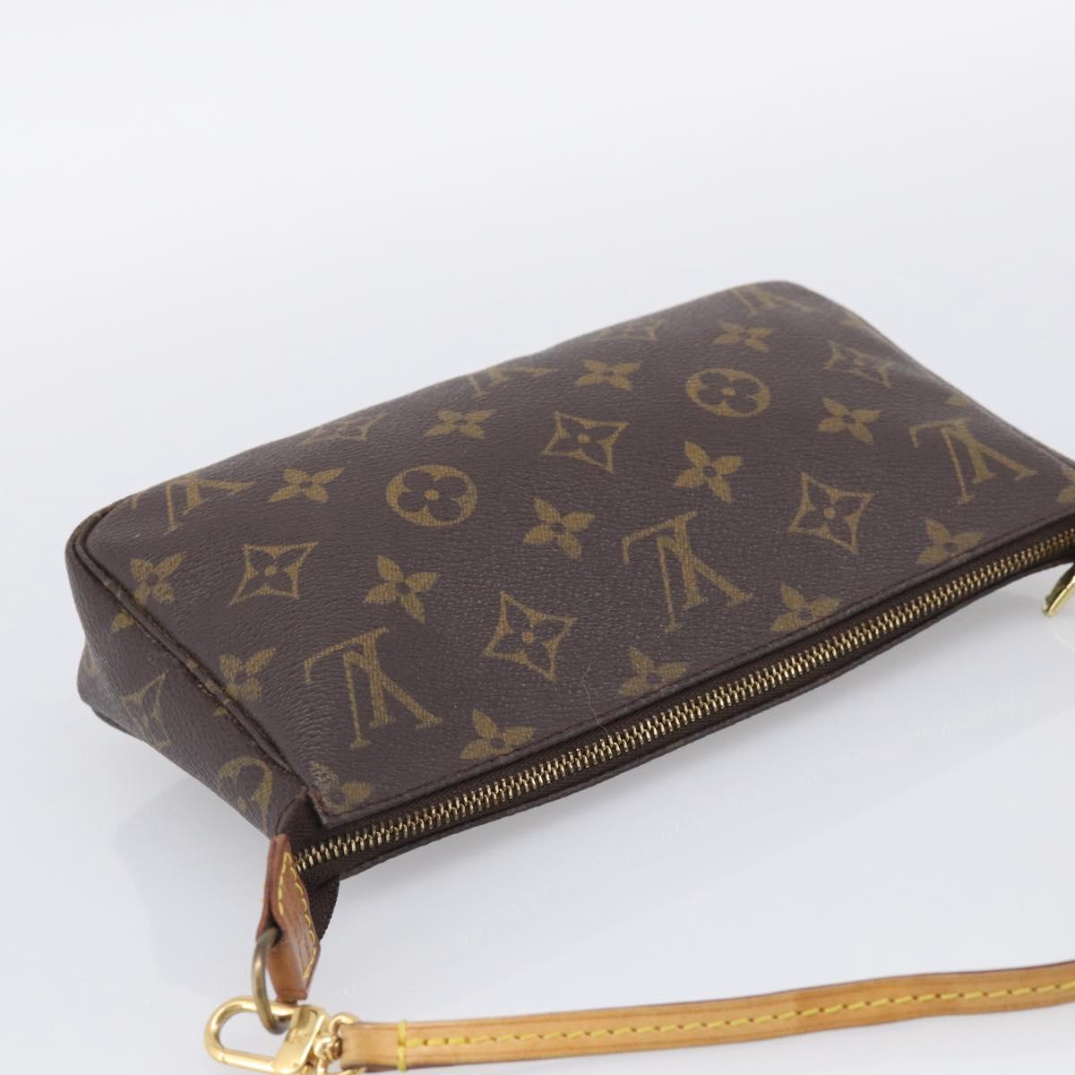 LOUIS VUITTON Monogram Pochette Accessoires Pouch M51980 LV Auth 214906A