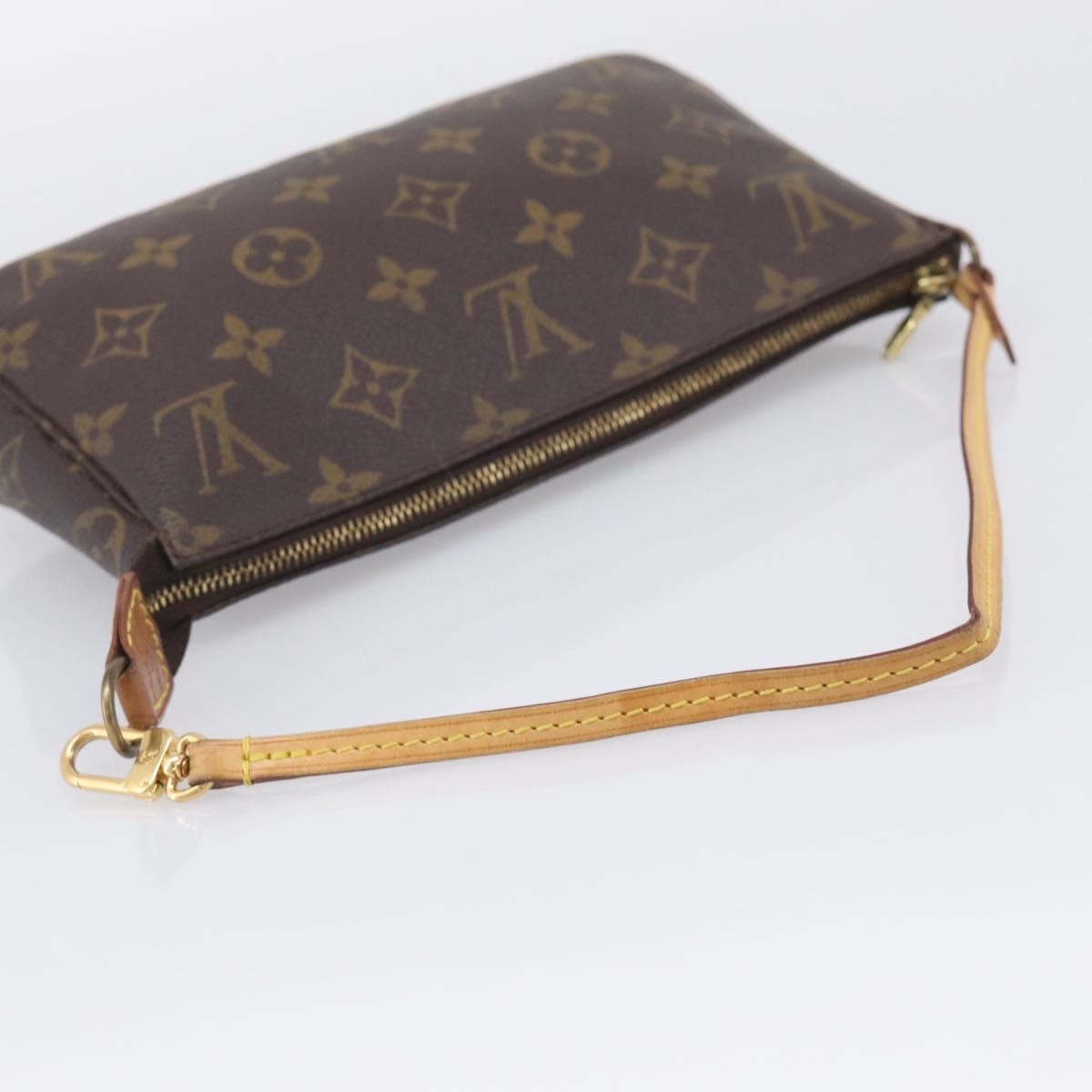 LOUIS VUITTON Monogram Pochette Accessoires Pouch M51980 LV Auth 214906A