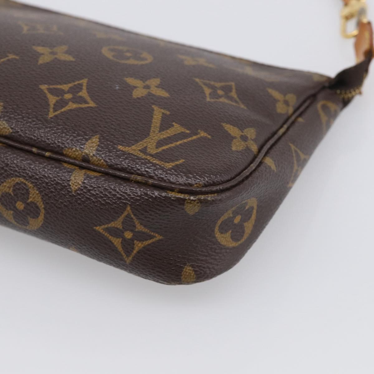 LOUIS VUITTON Monogram Pochette Accessoires Pouch M51980 LV Auth 214914A