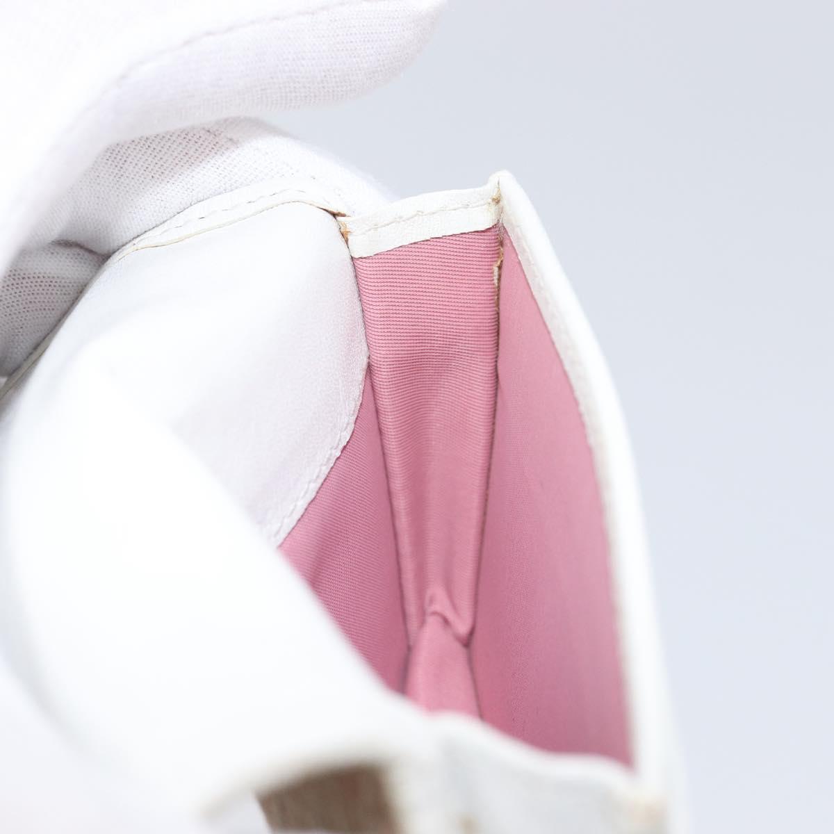 Christian Dior Trotter Canvas Card Case Pink Auth 214933A