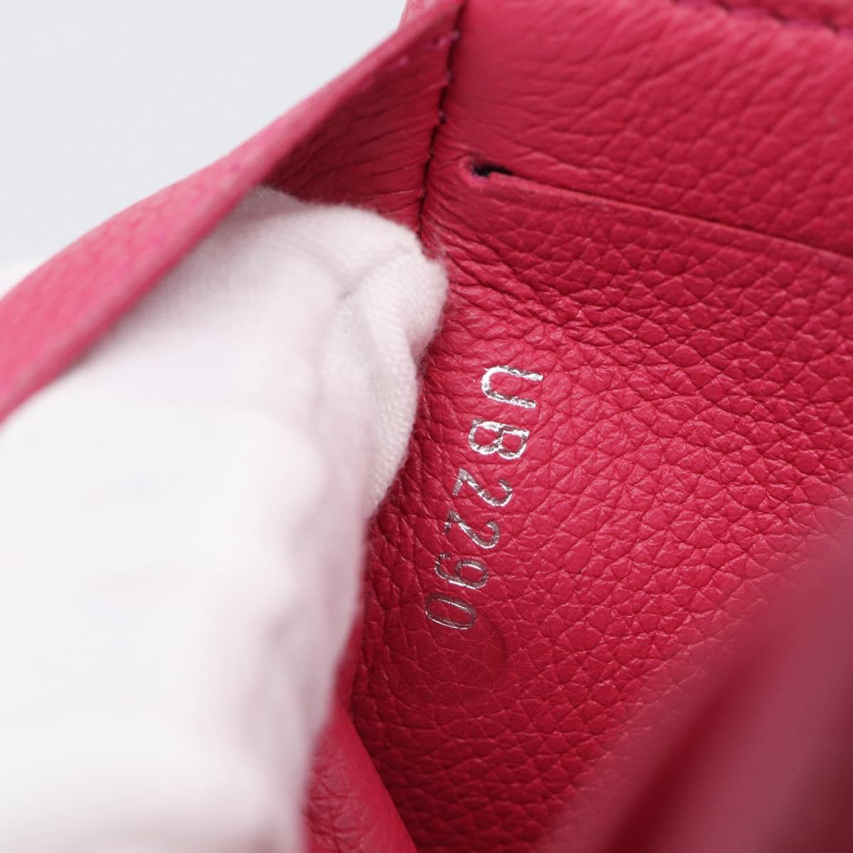LOUIS VUITTON Portefeuille Rock Mini Wallet Leather Pink M81886 LV Auth 214947