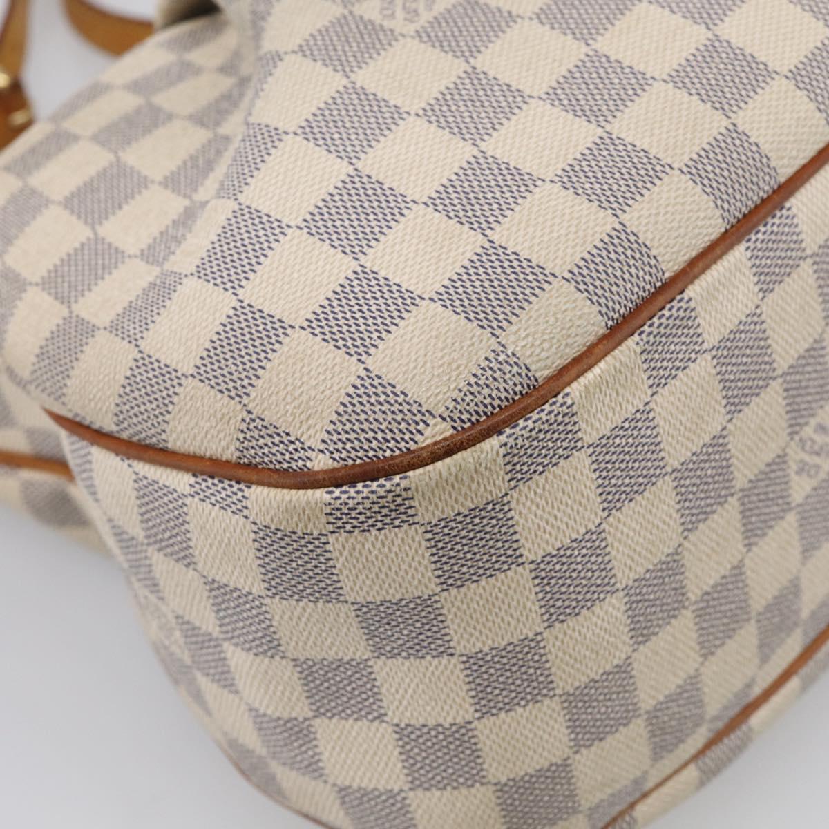 LOUIS VUITTON Damier Azur Siracusa PM Shoulder Bag N41113 LV Auth 214953