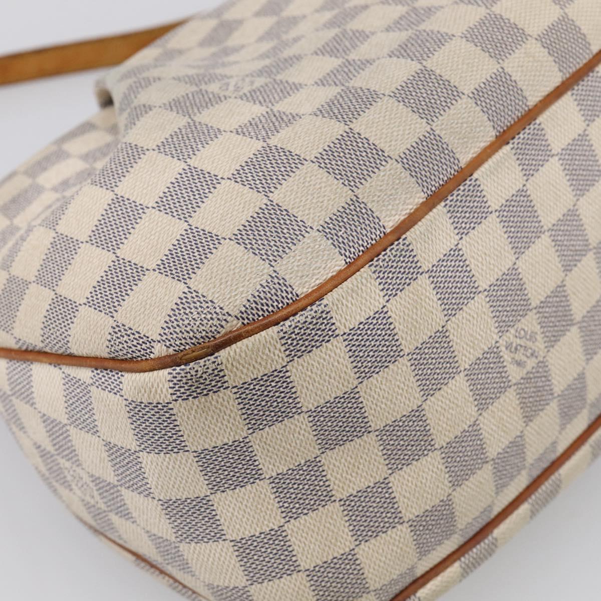 LOUIS VUITTON Damier Azur Siracusa PM Shoulder Bag N41113 LV Auth 214953