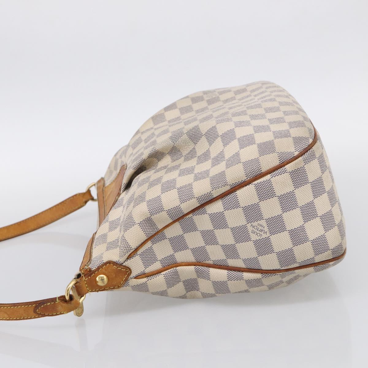 LOUIS VUITTON Damier Azur Siracusa PM Shoulder Bag N41113 LV Auth 214953