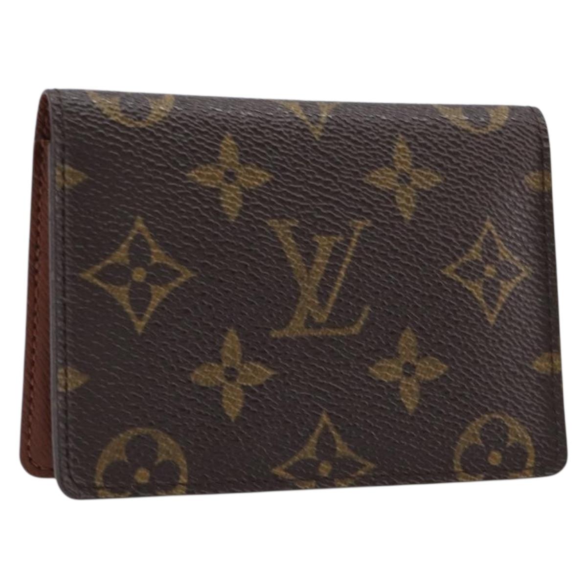 LOUIS VUITTON Monogram Porte 2 Cult Vertical Pass Case M60533 LV Auth 214960A