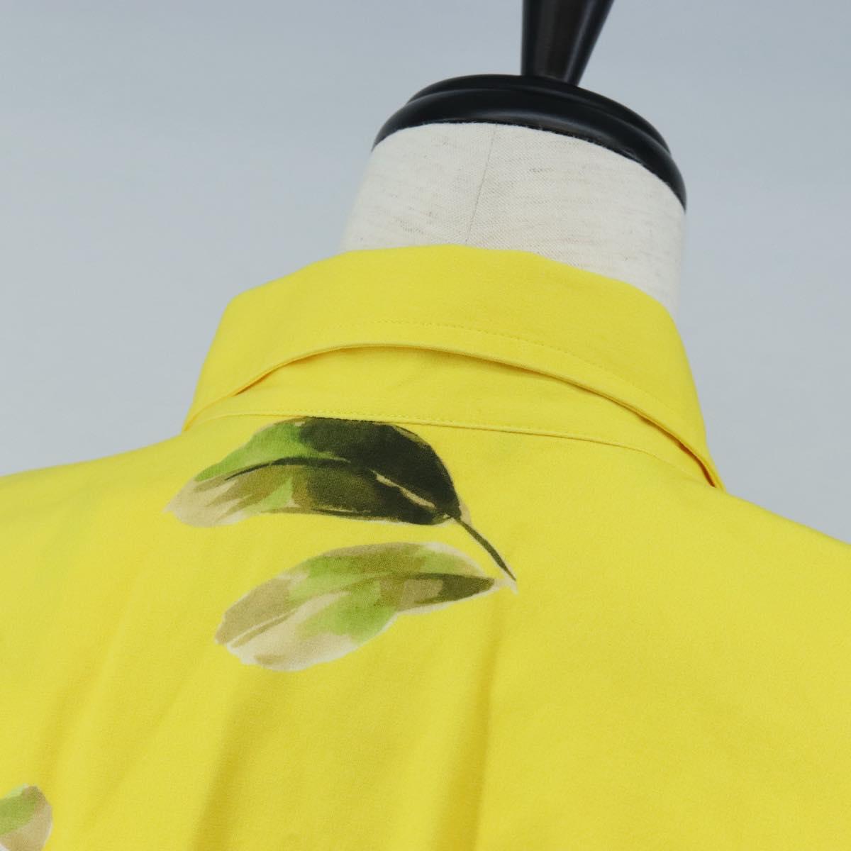 Valentino Shirt cotton Yellow Auth 214963M