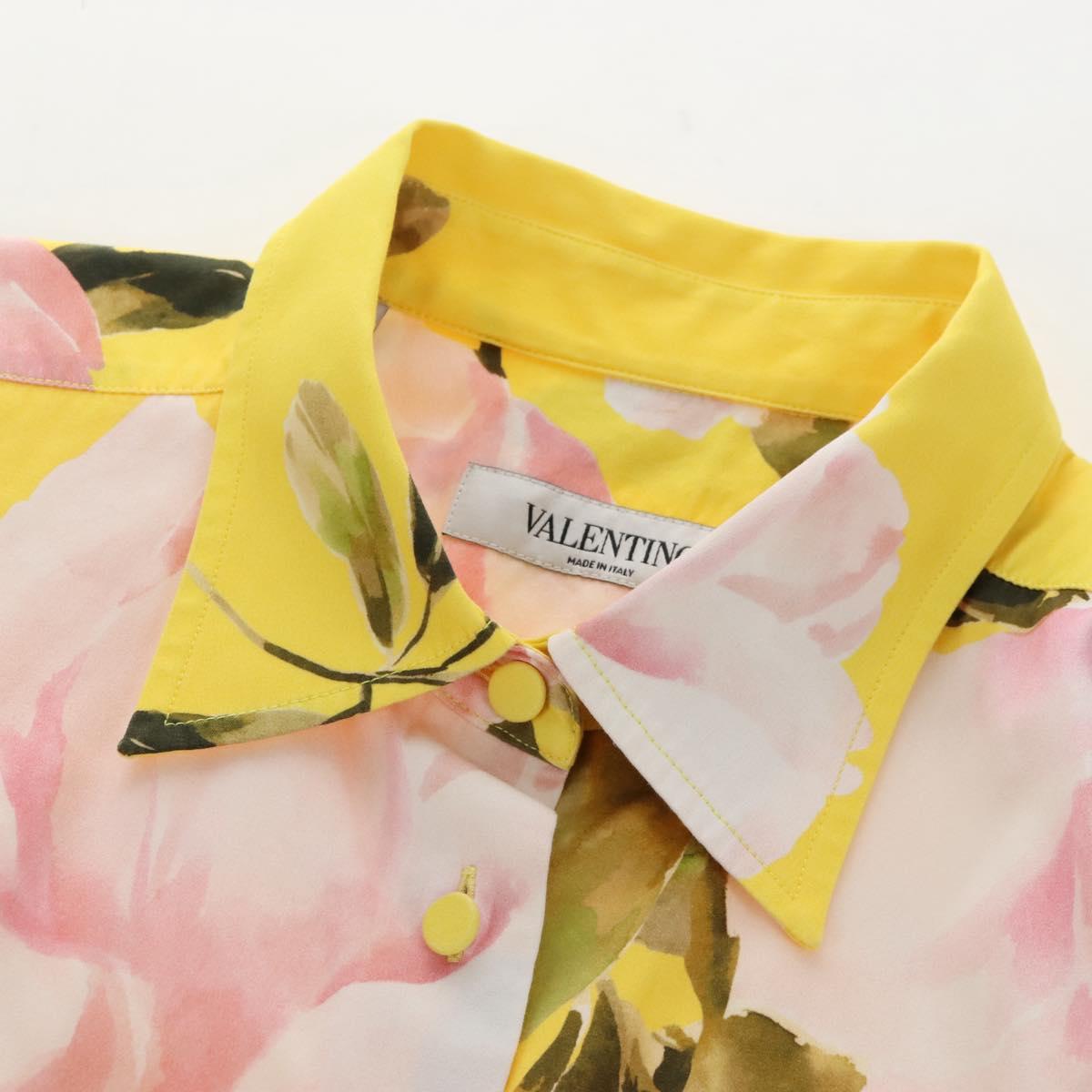 Valentino Shirt cotton Yellow Auth 214963M
