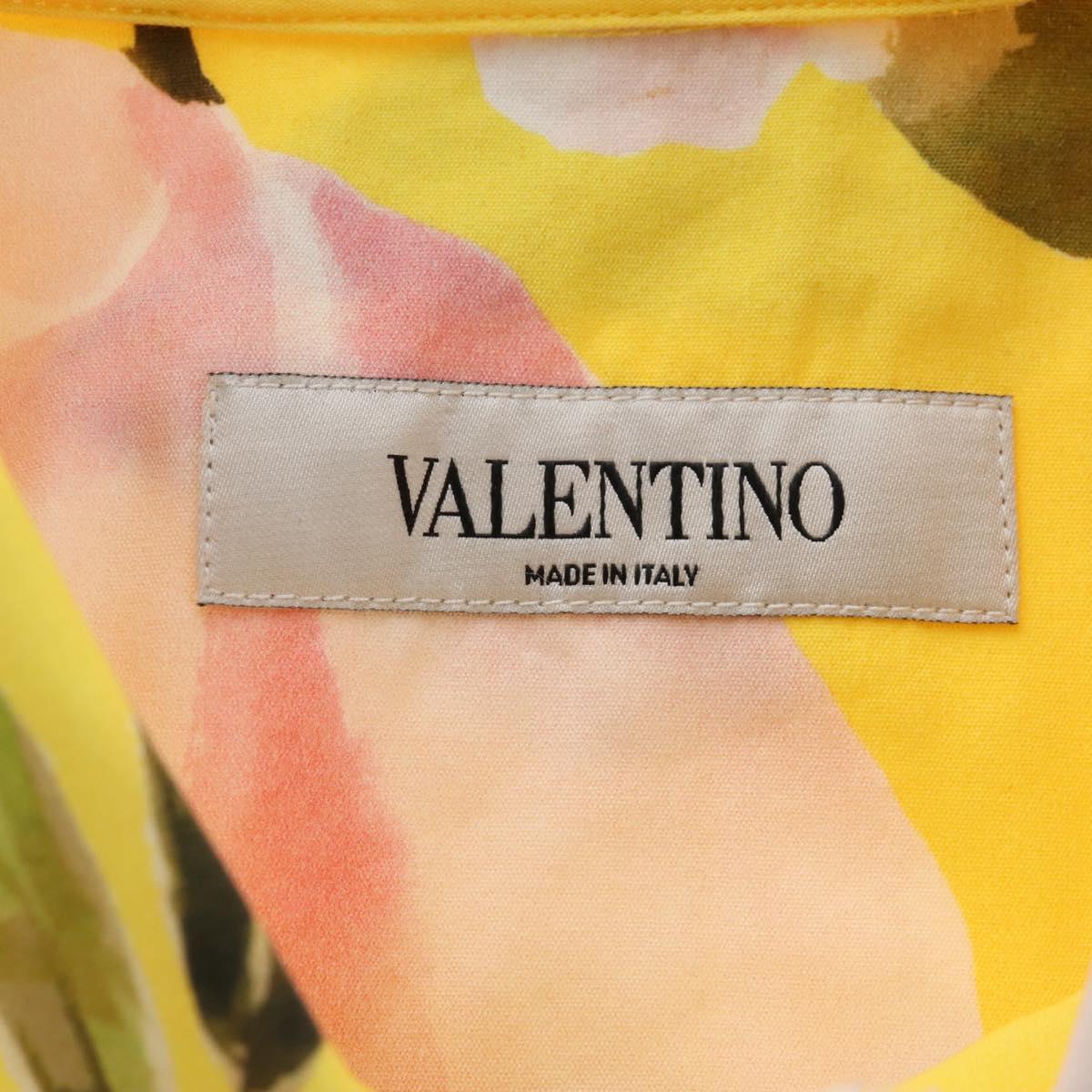 Valentino Shirt cotton Yellow Auth 214963M