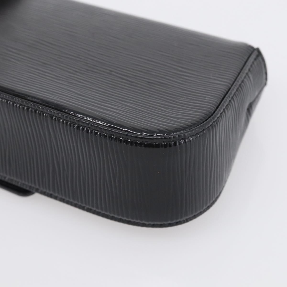LOUIS VUITTON Electric Epi Pochette Sorby Clutch Bag Noir M4029N LV Auth 215193V