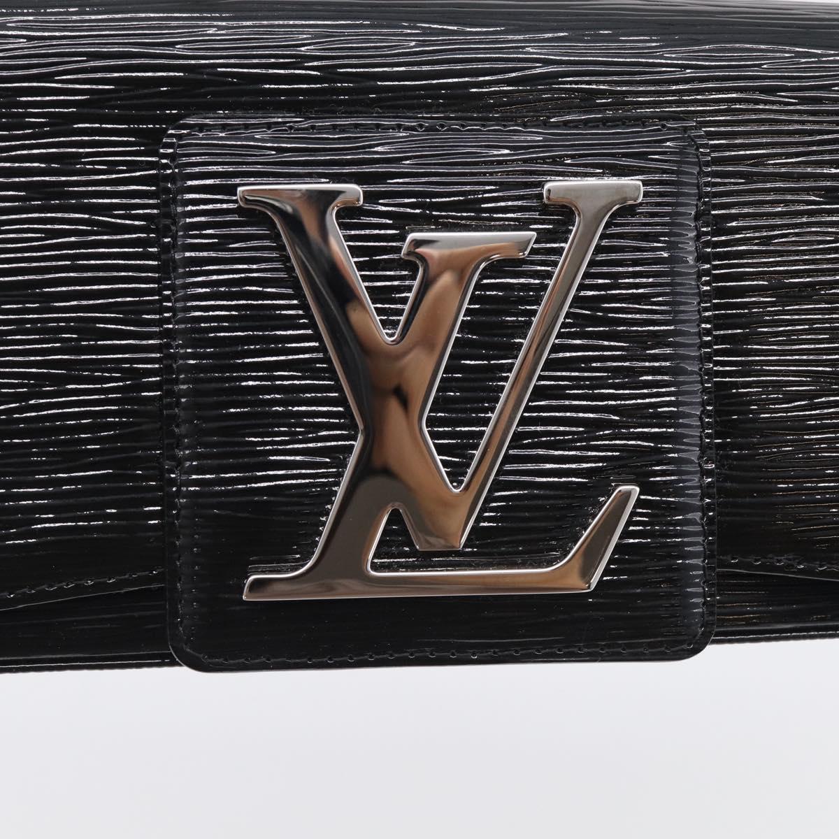 LOUIS VUITTON Electric Epi Pochette Sorby Clutch Bag Noir M4029N LV Auth 215193V