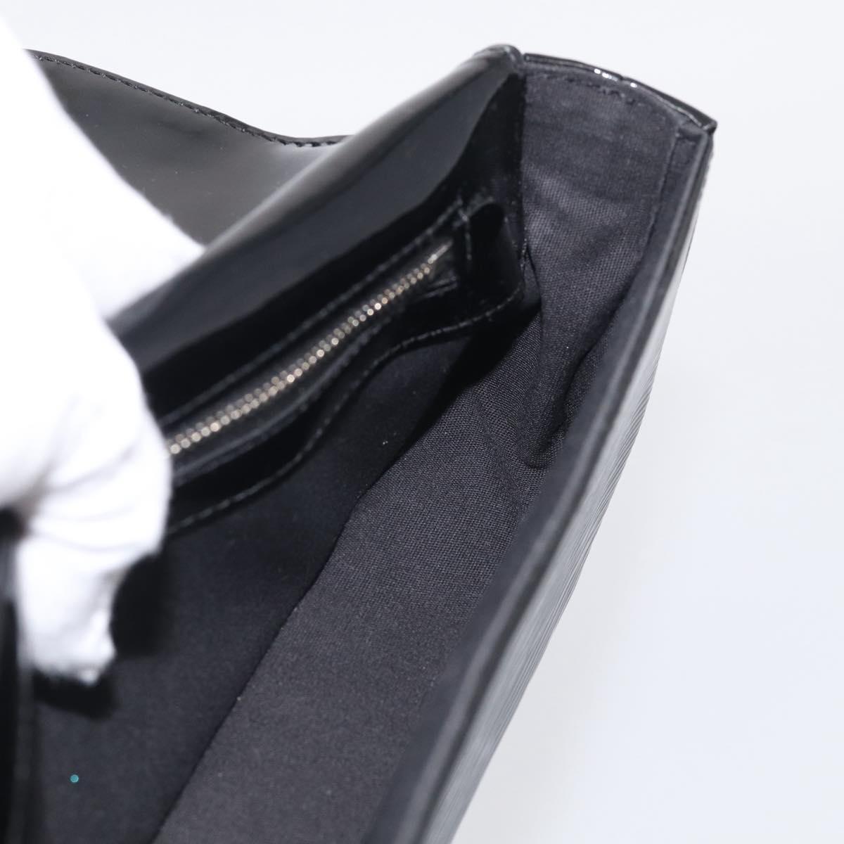 LOUIS VUITTON Electric Epi Pochette Sorby Clutch Bag Noir M4029N LV Auth 215193V