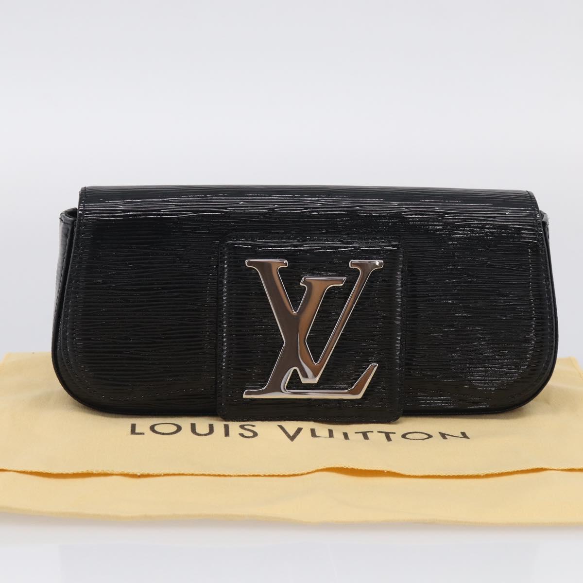 LOUIS VUITTON Electric Epi Pochette Sorby Clutch Bag Noir M4029N LV Auth 215193V