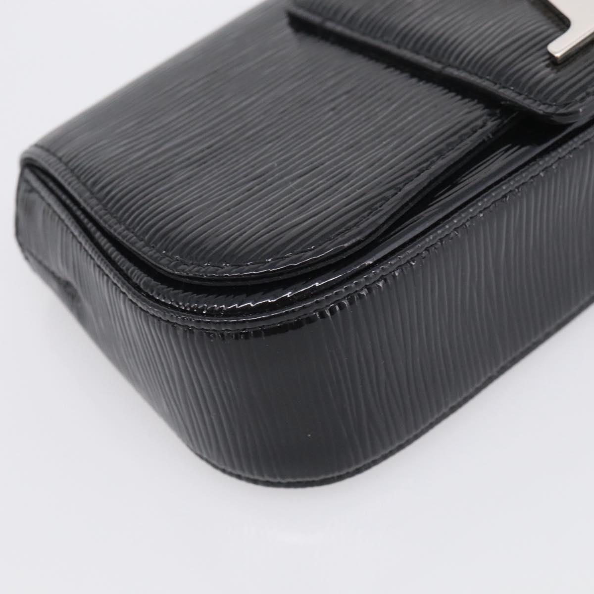 LOUIS VUITTON Electric Epi Pochette Sorby Clutch Bag Noir M4029N LV Auth 215193V