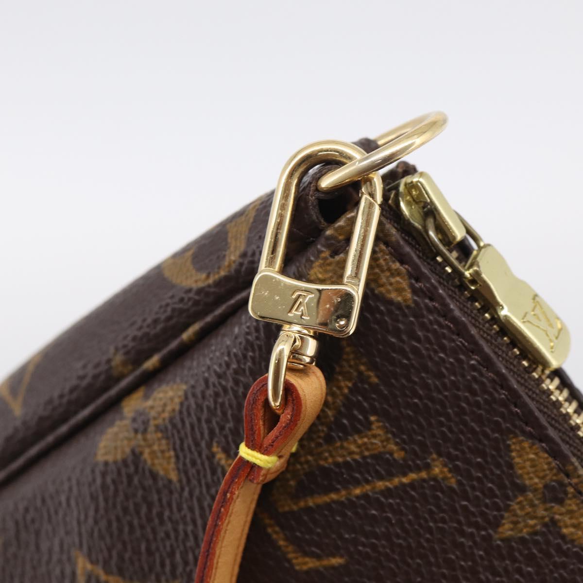 LOUIS VUITTON Monogram Pochette Accessoires Pouch M51980 LV Auth 215199V