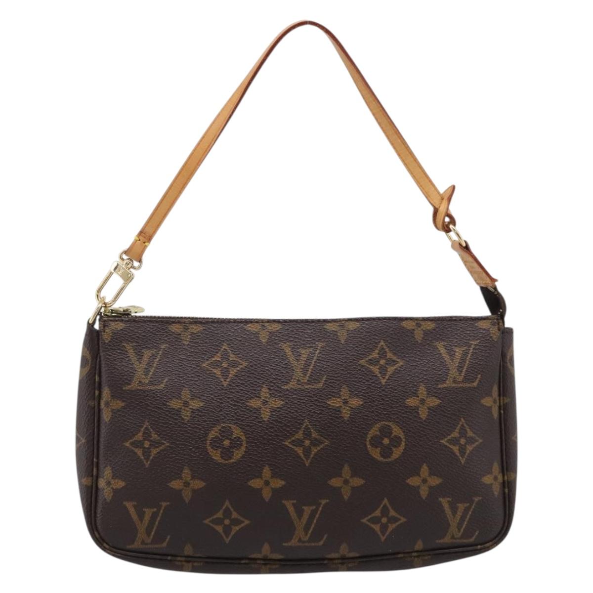LOUIS VUITTON Monogram Pochette Accessoires Pouch M51980 LV Auth 215199V