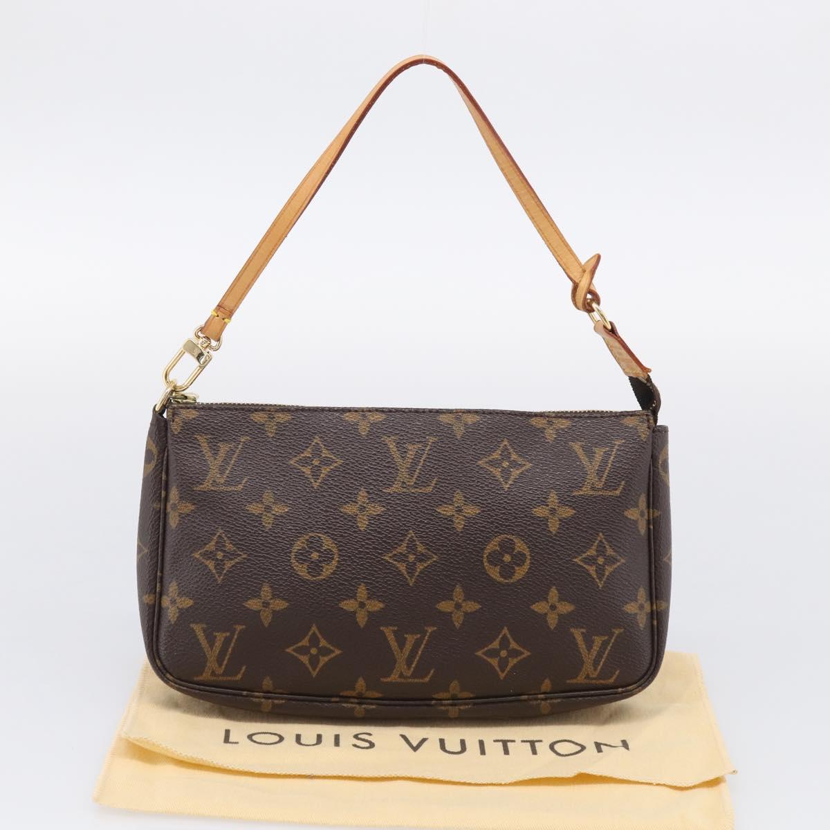 LOUIS VUITTON Monogram Pochette Accessoires Pouch M51980 LV Auth 215199V