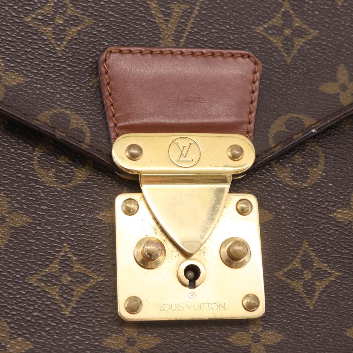 LOUIS VUITTON Monogram Monceau 28 Hand Bag M51185 LV Auth 215203