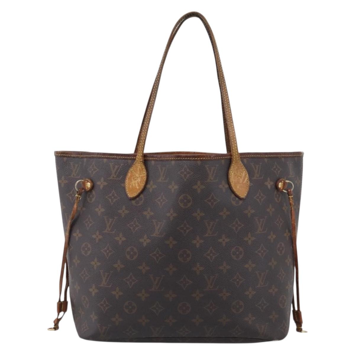 LOUIS VUITTON Monogram Neverfull MM Tote Bag M40156 LV Auth 215207