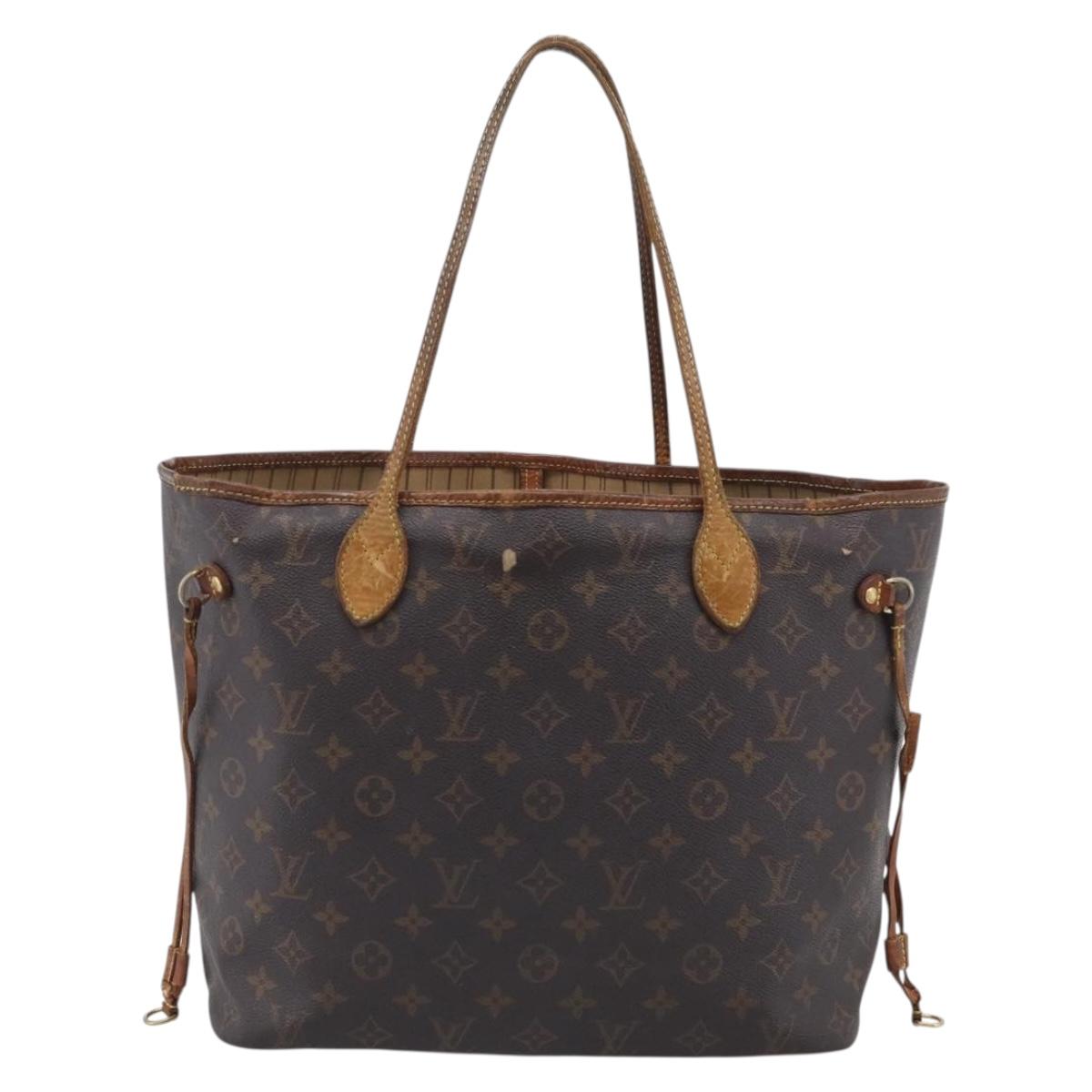 LOUIS VUITTON Monogram Neverfull MM Tote Bag M40156 LV Auth 215207