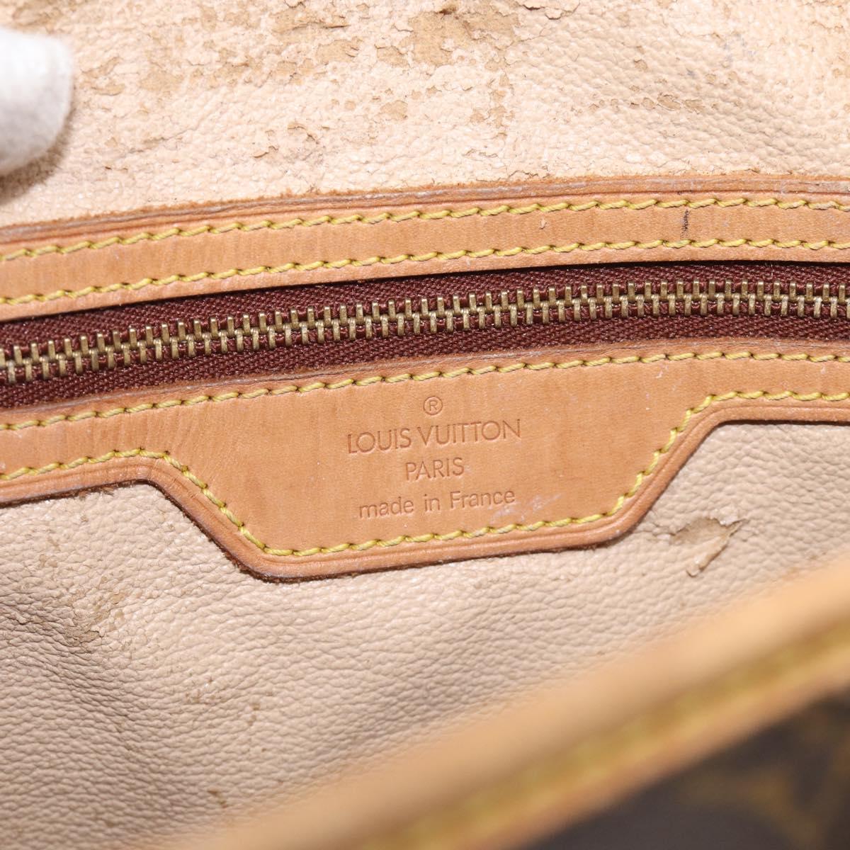 LOUIS VUITTON Monogram Bucket GM Shoulder Bag M42236 LV Auth 215208