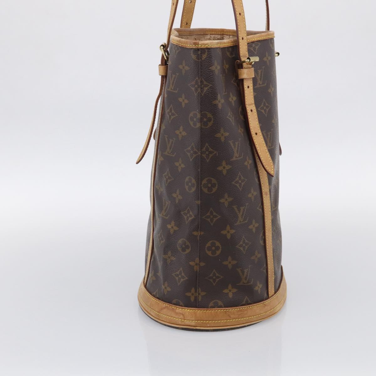 LOUIS VUITTON Monogram Bucket GM Shoulder Bag M42236 LV Auth 215208