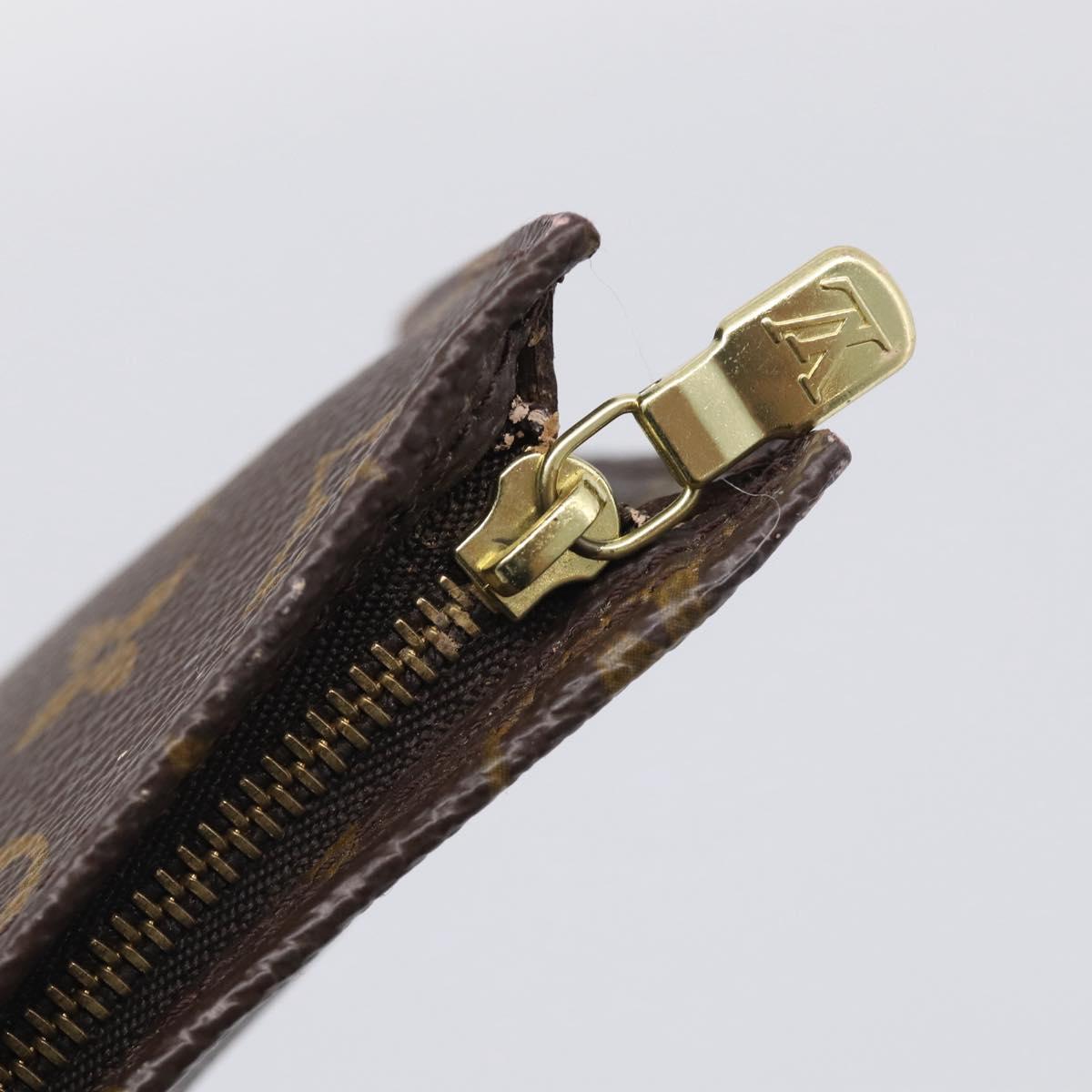 LOUIS VUITTON Monogram Bucket GM Accessory Pouch LV Auth 215209