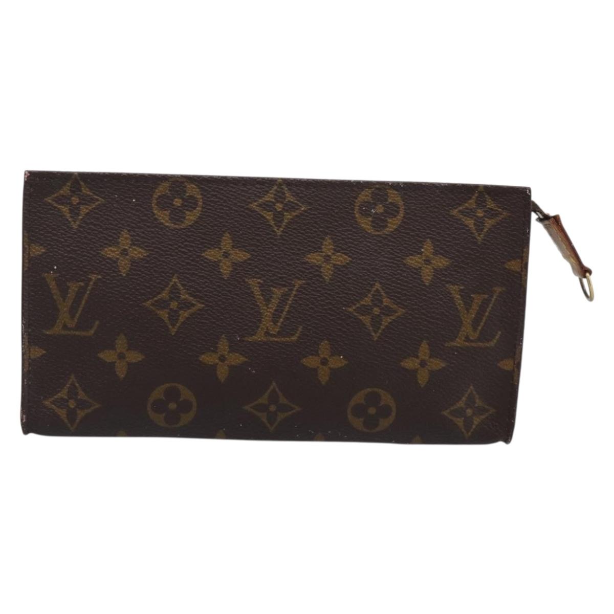 LOUIS VUITTON Monogram Bucket GM Accessory Pouch LV Auth 215209