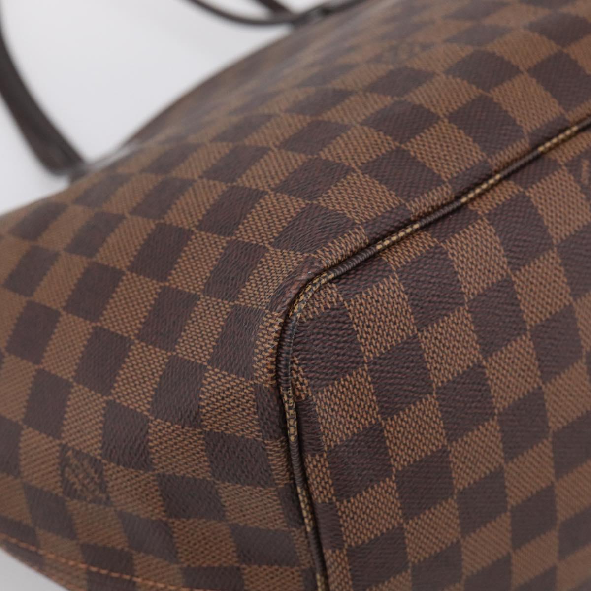 LOUIS VUITTON Damier Ebene Neverfull GM Tote Bag N51106 LV Auth 215210SAV