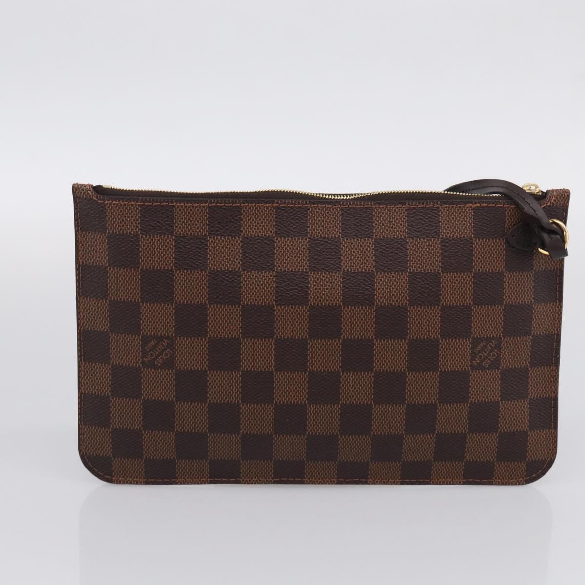 LOUIS VUITTON Damier Ebene Neverfull GM Tote Bag N51106 LV Auth 215210SAV