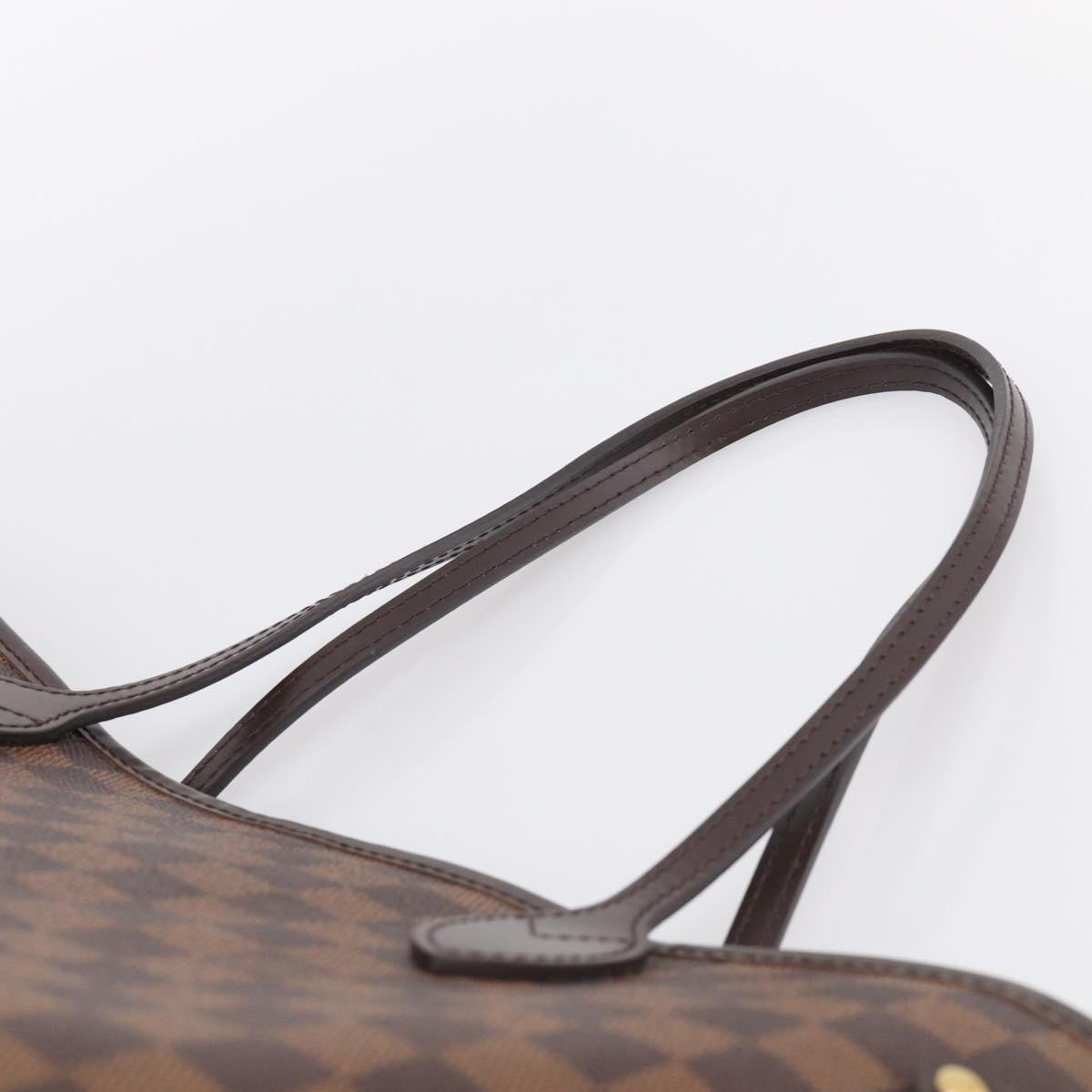 LOUIS VUITTON Damier Ebene Neverfull GM Tote Bag N51106 LV Auth 215210SAV