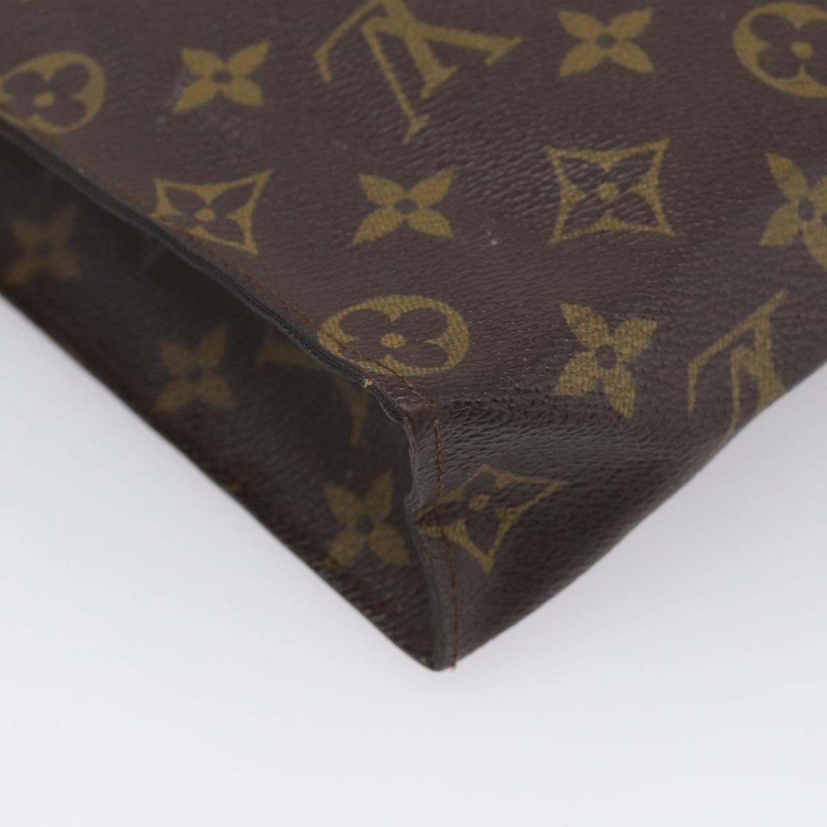 LOUIS VUITTON Monogram Poche Toilette 26 Pouch M47542 LV Auth 215212