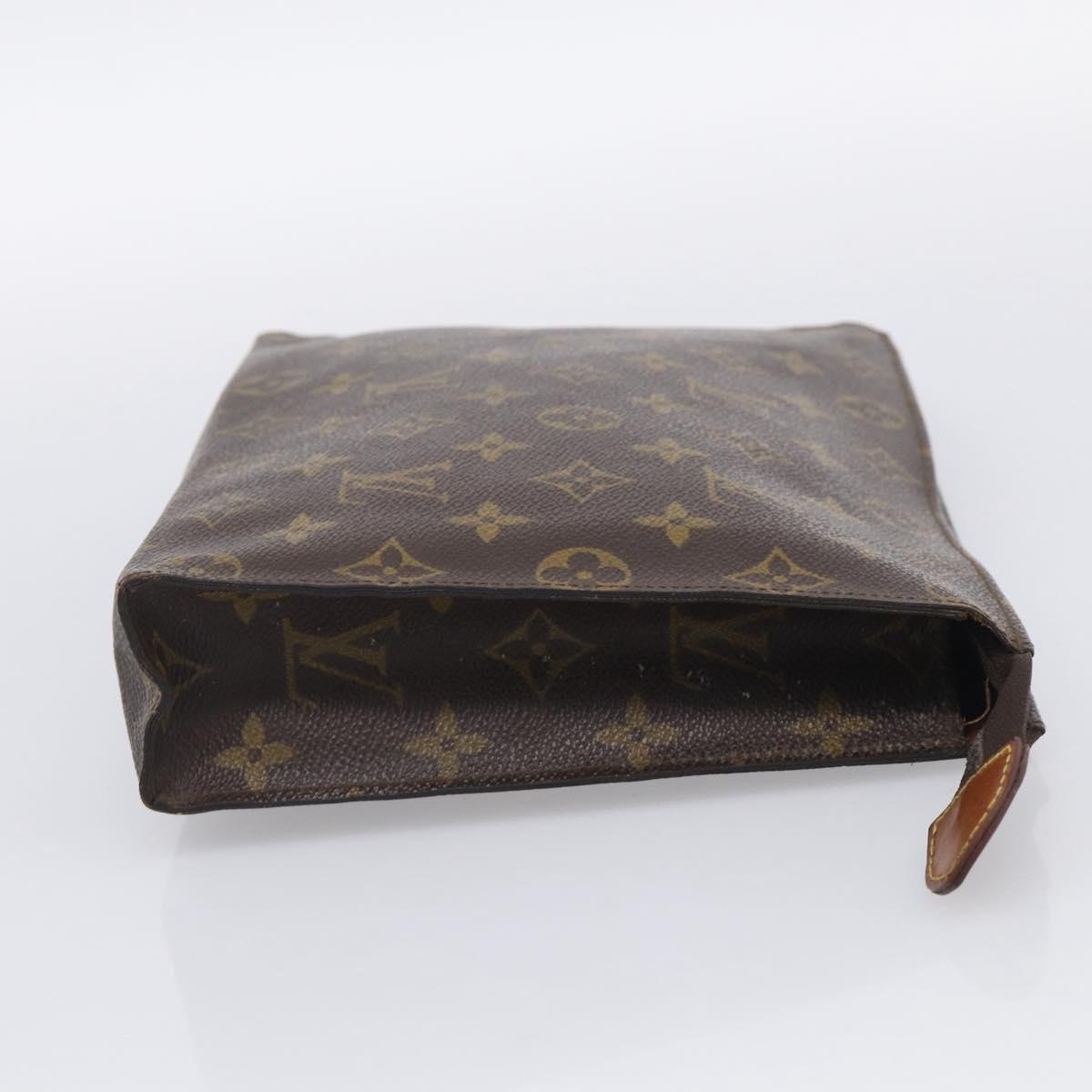 LOUIS VUITTON Monogram Poche Toilette 26 Pouch M47542 LV Auth 215212