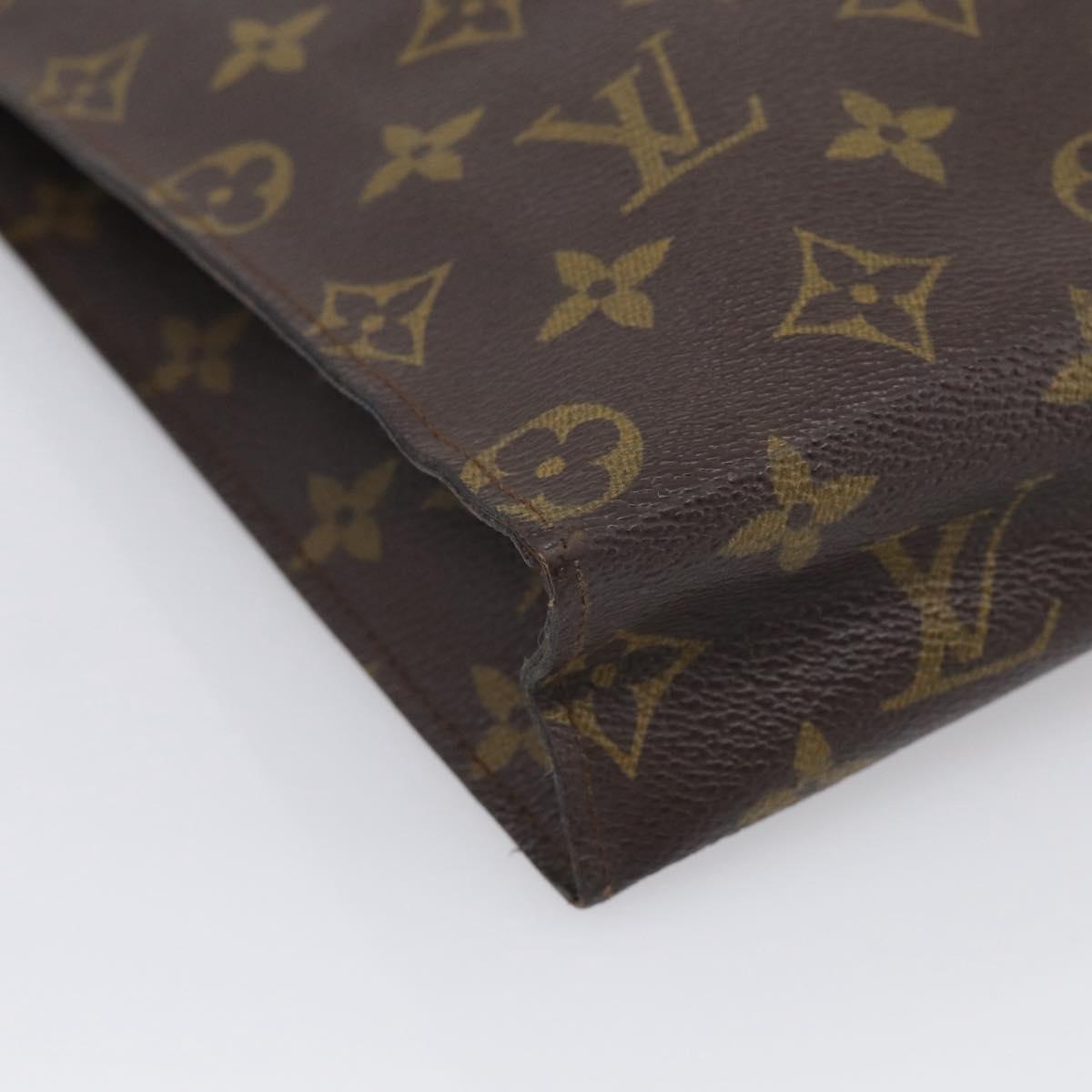 LOUIS VUITTON Monogram Poche Toilette 26 Pouch M47542 LV Auth 215212