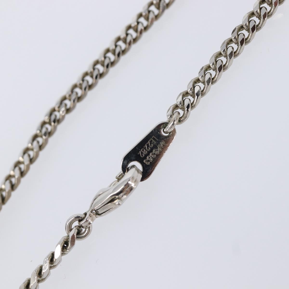 LOUIS VUITTON Collier LV Psychedelic Necklace Silver MP3353 LV Auth 215218M